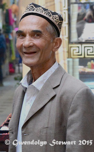 In the Grand Bazaar, Urumqi, Xinjiang, China, Photographed by Gwendolyn Stewart, c. 2015; All Rights Reserved