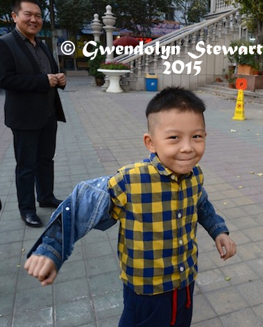 At the Khan Tengri Mosque, Urumqi, Xinjiang, China, Photographed by Gwendolyn Stewart, c. 2015; All Rights Reserved