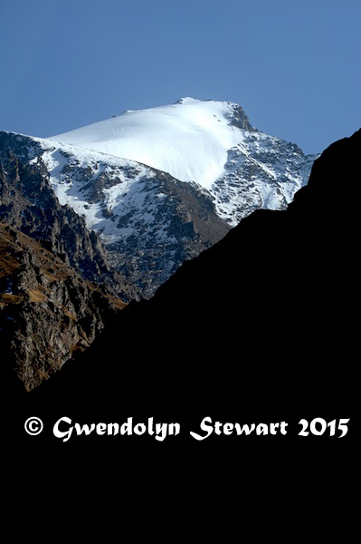 Xinjiang, China, Mountains Photographed by Gwendolyn Stewart, c. 2015; All Rights Reserved